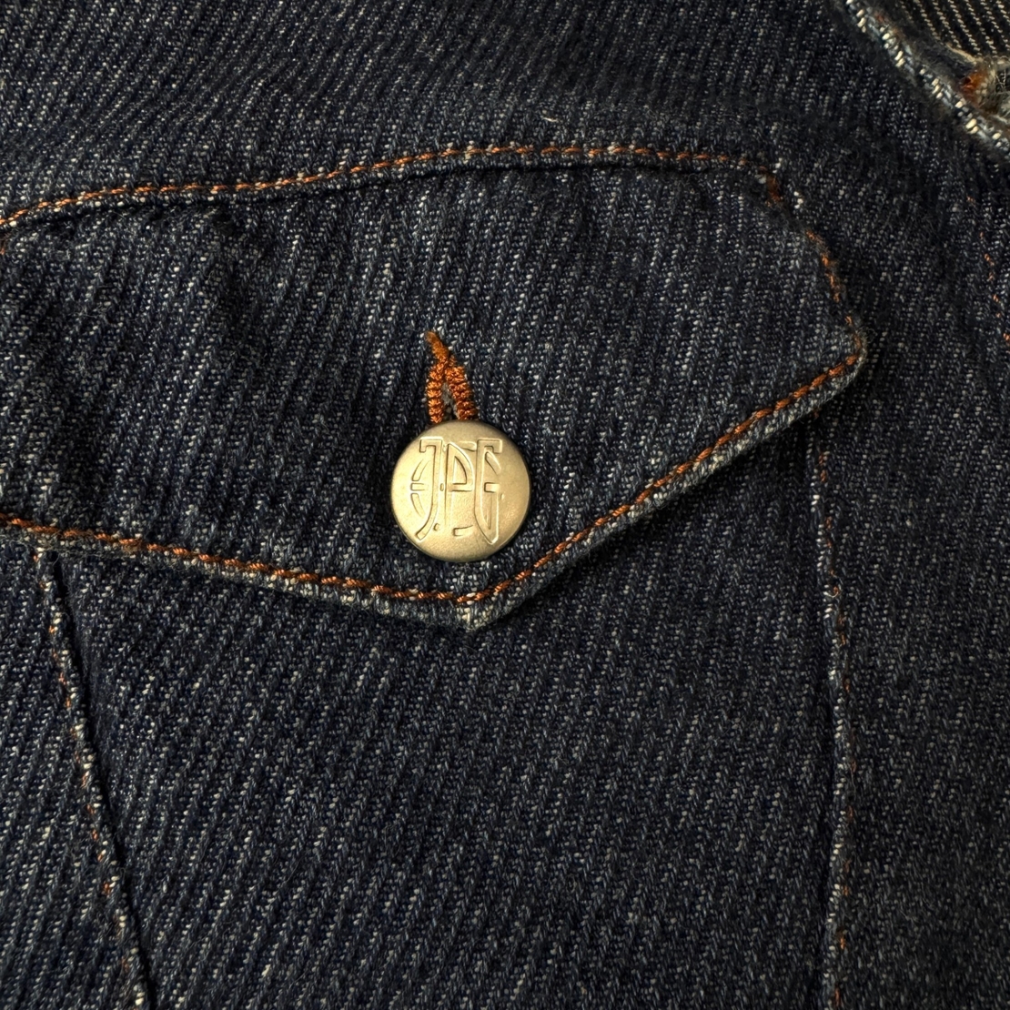 Vintage Jean Paul Gaultier JPG Jeans дамско дънково яке (IT42)