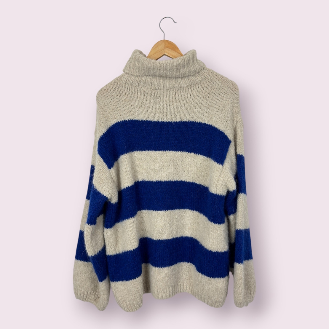 10days Дамски пуловер с висока яка алпака и вълна  (L)