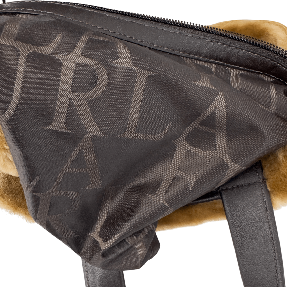 Furla Sherpa Sheepskin Tote Bag