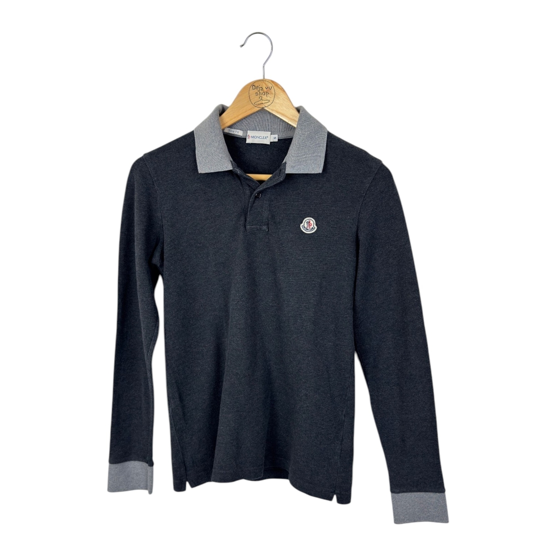 Moncler women chest logo-patch detail polo shirt (S)