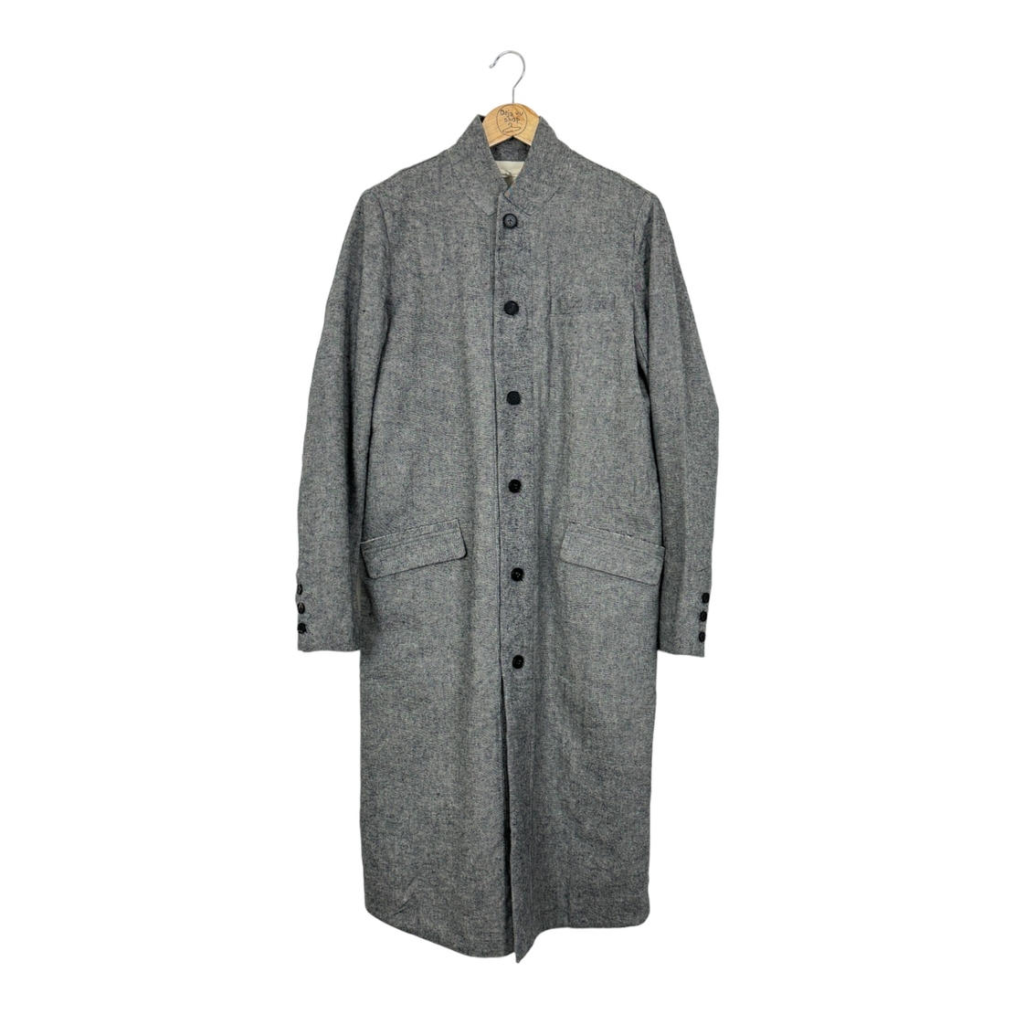 Aleksandr Manamis Mandarin Collar Coat дамско палто (1)