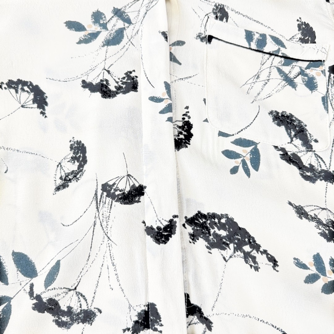 Ganni Rosemont принт риза  (38)