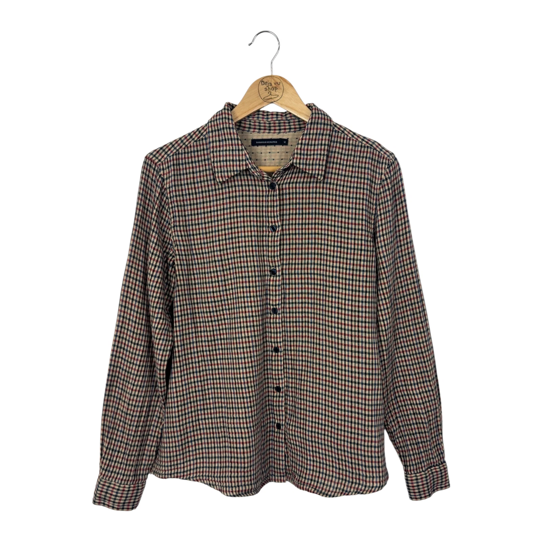 Monoprix women's plaid shirt (42)