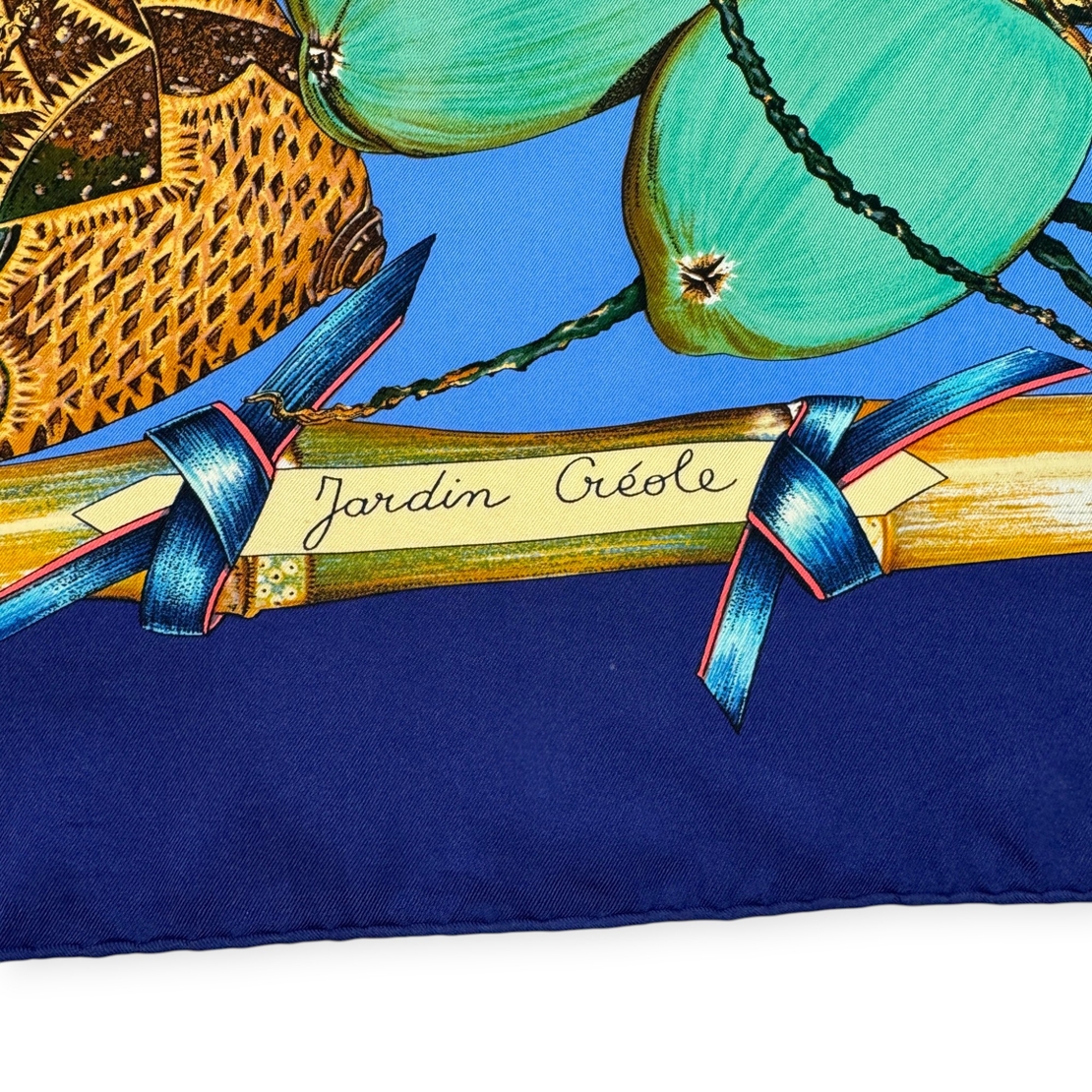 Vintage Hermès Jardin Creole Silk Scarf