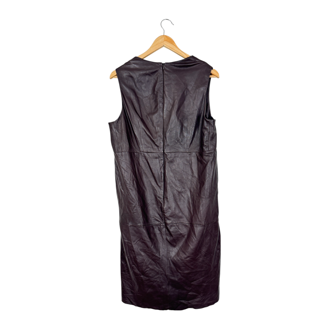 Massimo Dutti кожена рокля (M)