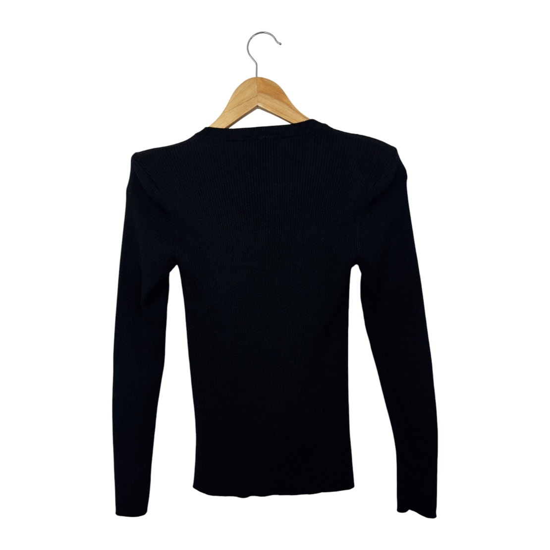 Sandro Temps Ribbed вълнен пуловер (1)