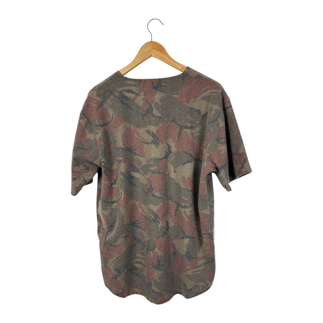 Stüssy Camo Wool Baseball Shirt (L)