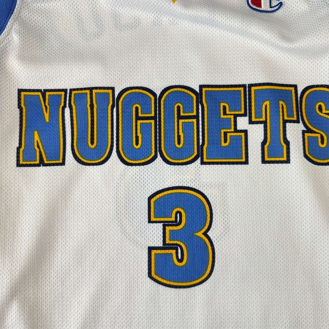 Champion NBA Denver Nuggets #3 Iverson Basketball Jersey (M)