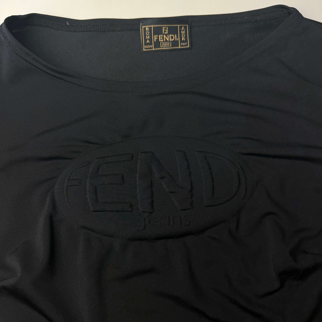 90s Fendi jeans дамска блуза (38)