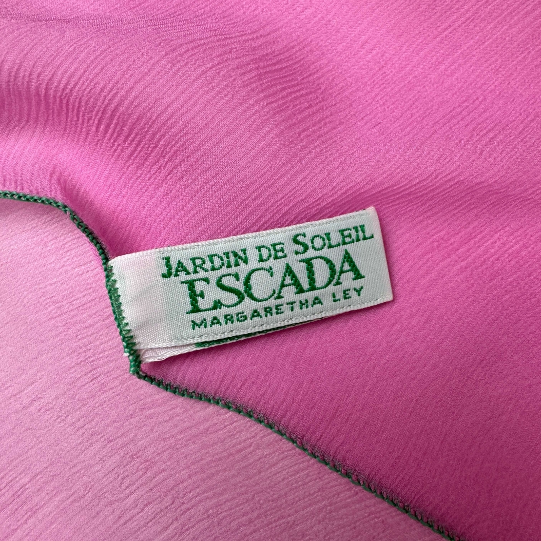 Jardin De Soleil Escada Margaretha Ley Silk Scarf