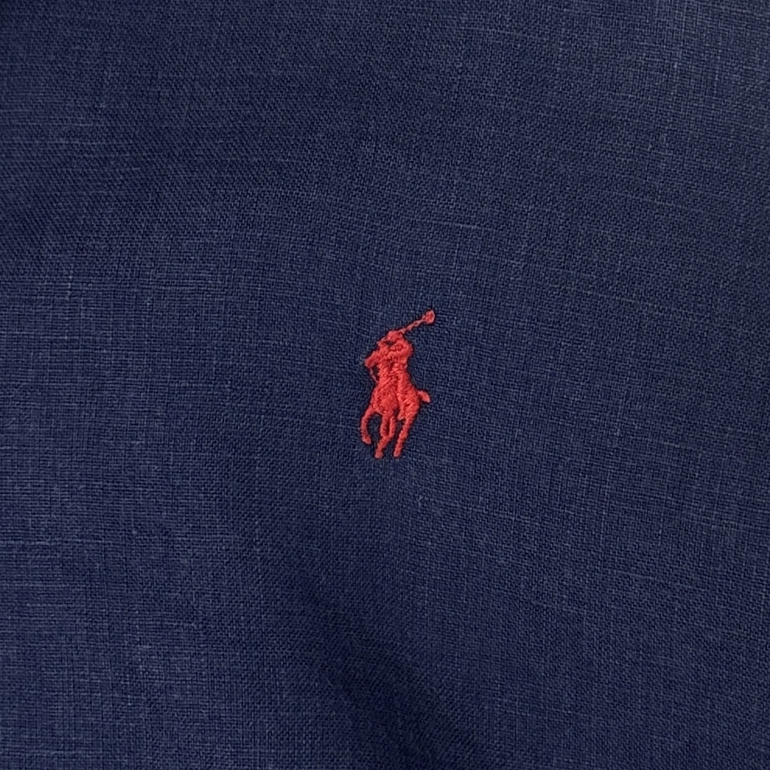 Polo Ralph Lauren Linen Button Down Shirt Slim Fit (2XL)