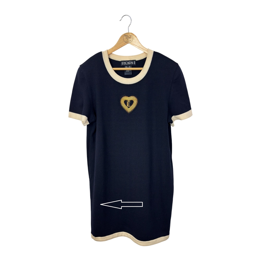 80s Escada Margaretha Lay вълнена рокля (44)