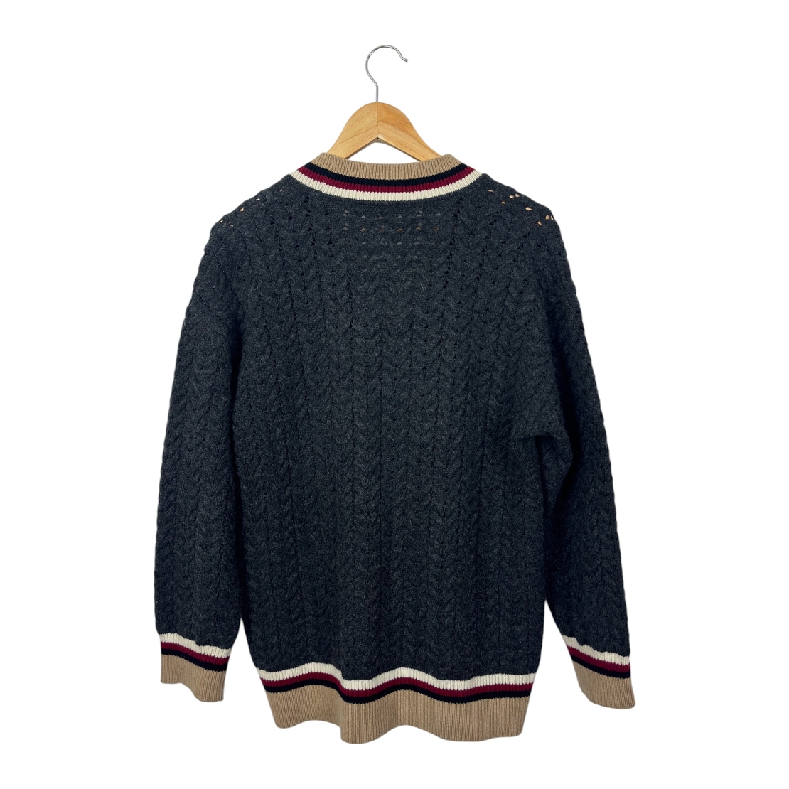 Sandro Tommy Double S Oversized Cardigan (1)