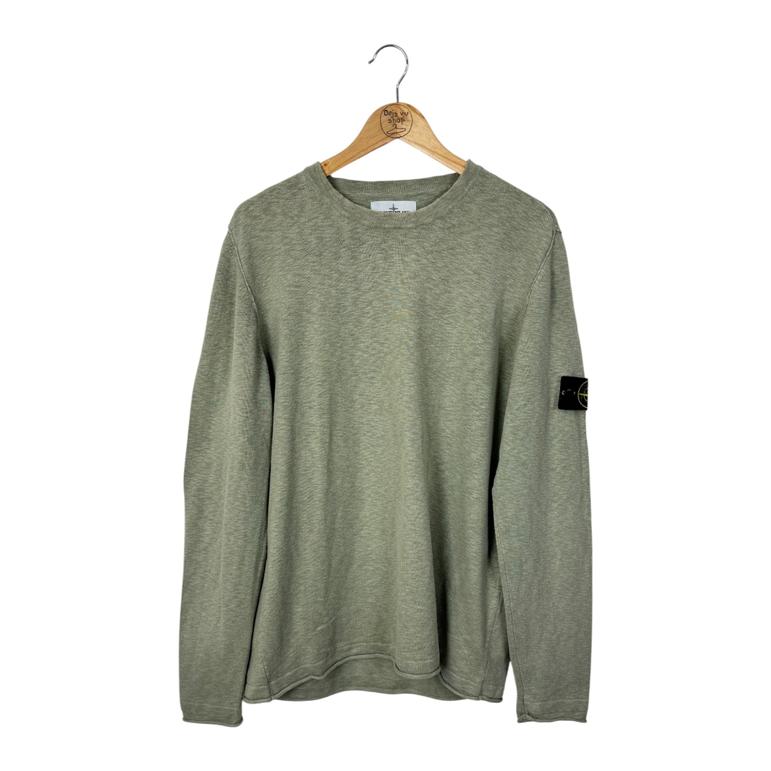 Stone Island Crew Neck Badge Logo Sweater (2XL)
