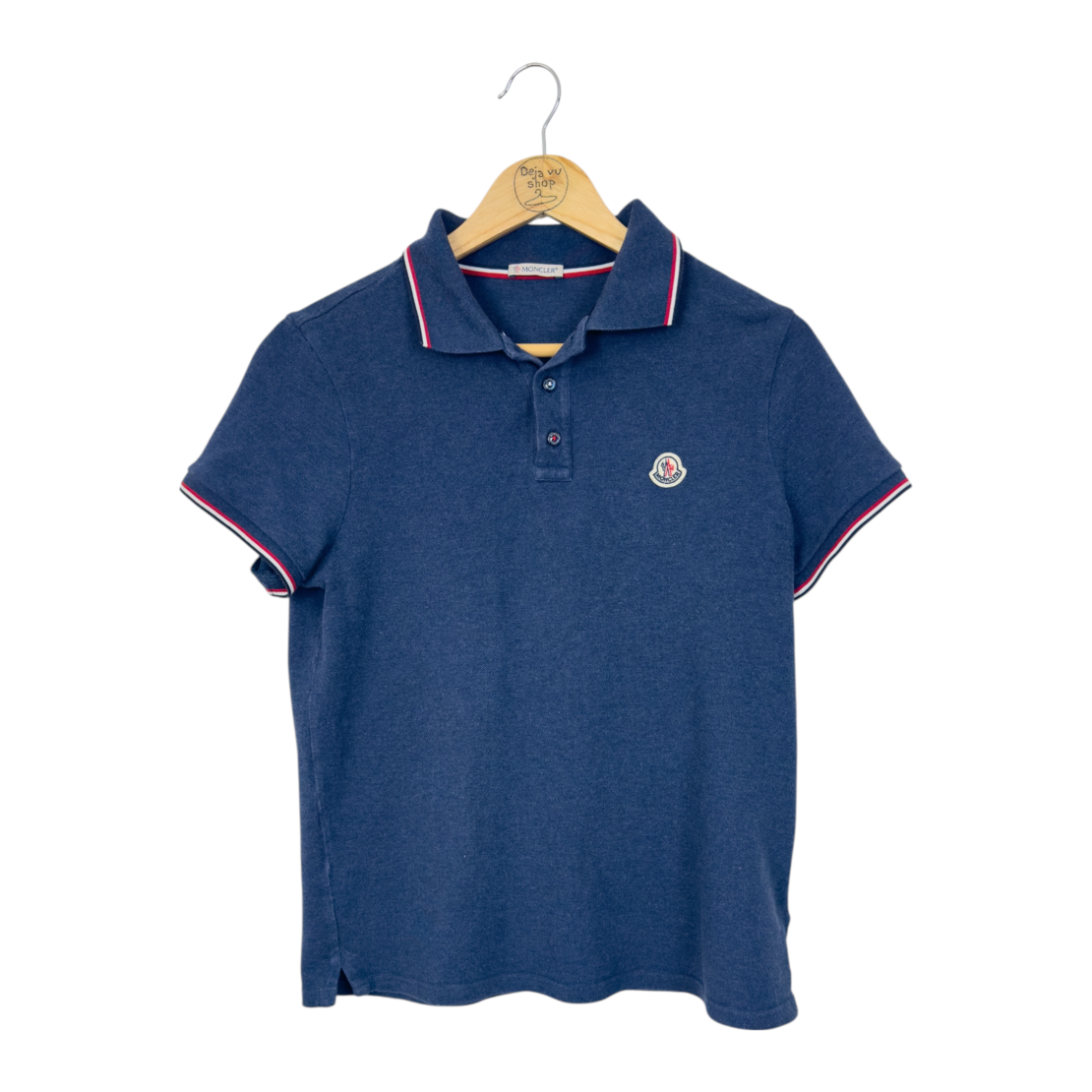 Moncler women chest logo-patch detail polo shirt (M)