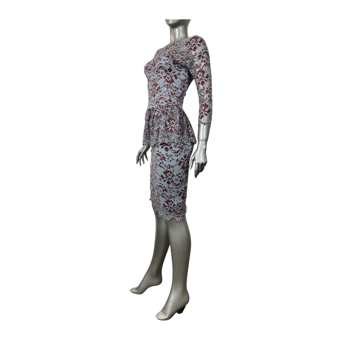 Дантелена рокля Ganni Flynn Lace Dress – (36)