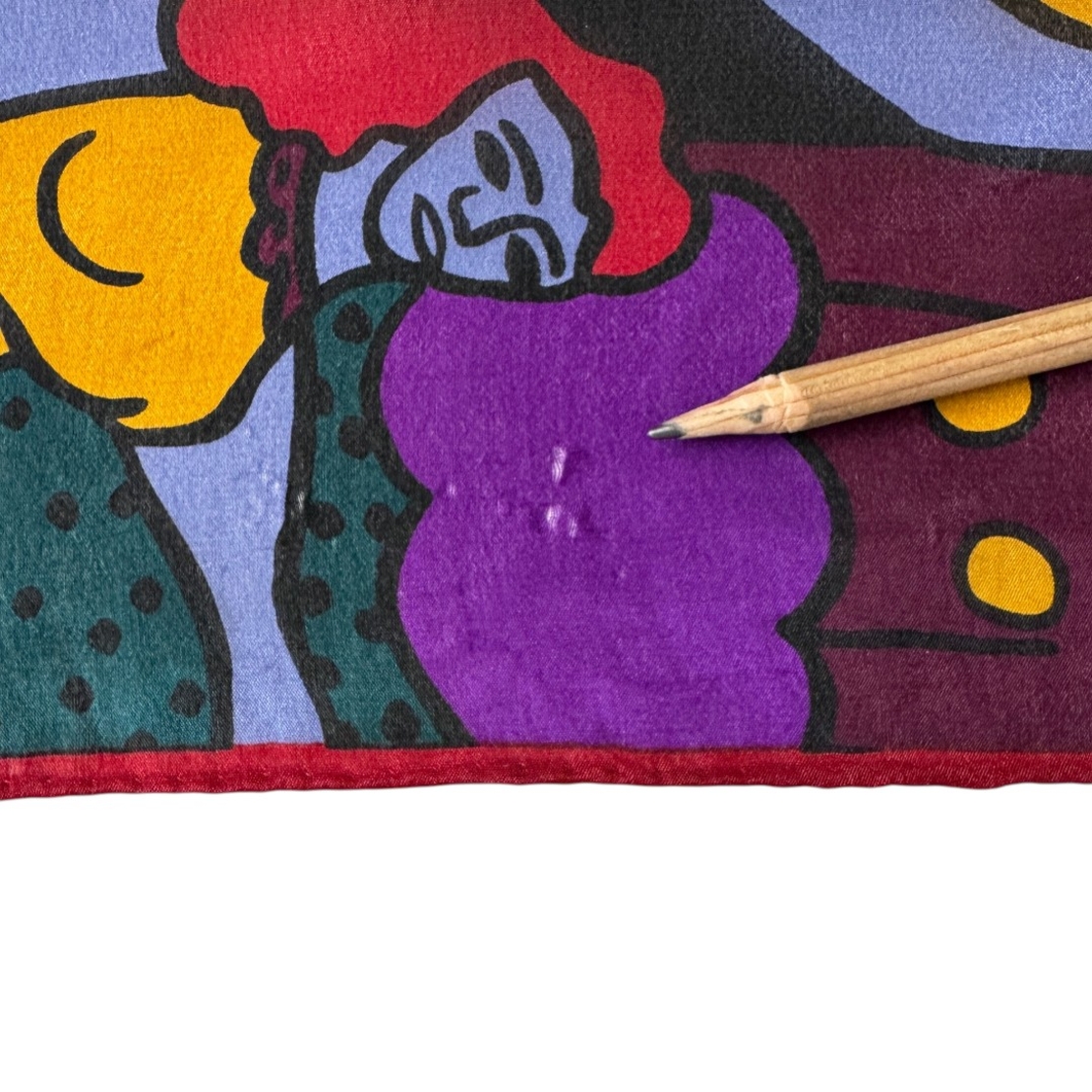 Loredano Pure Silk Print Scarf