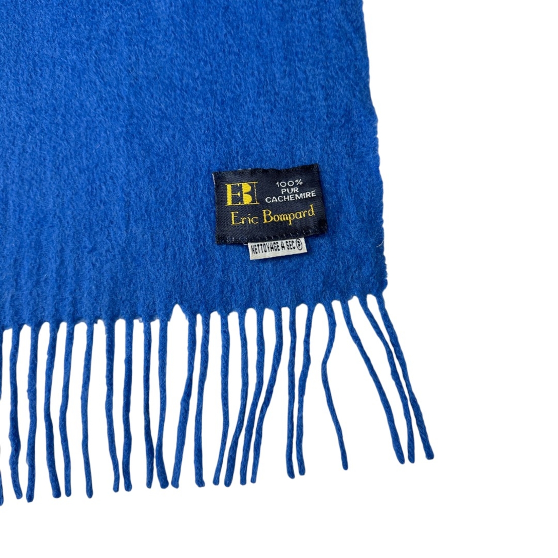 Eric Bompard Cashmere scarf with fringe 34x174