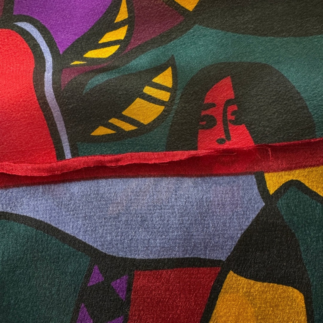 Loredano Pure Silk Print Scarf