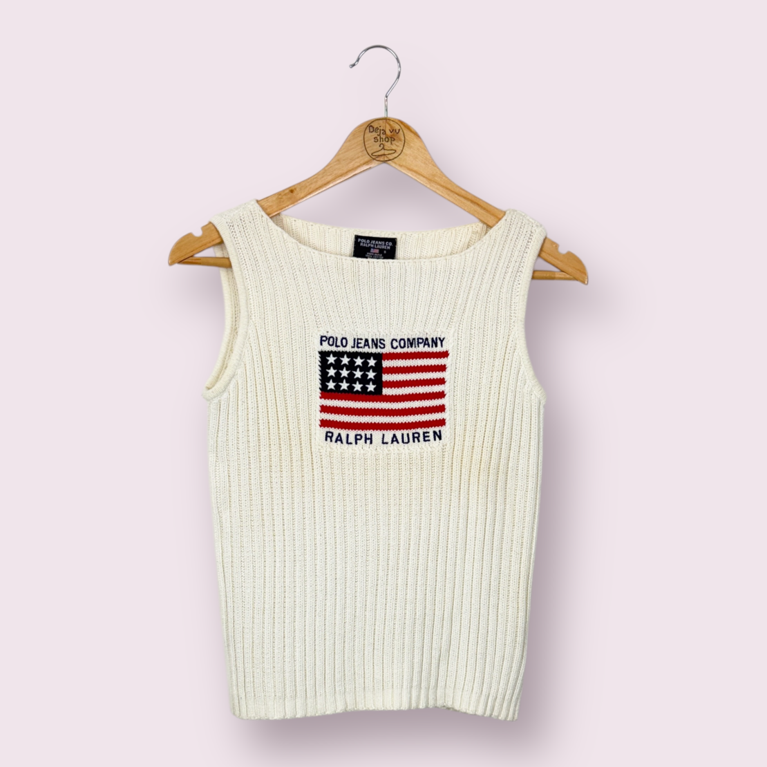 Vintage Polo Ralph Lauren дамски пуловер без ръкави (S)