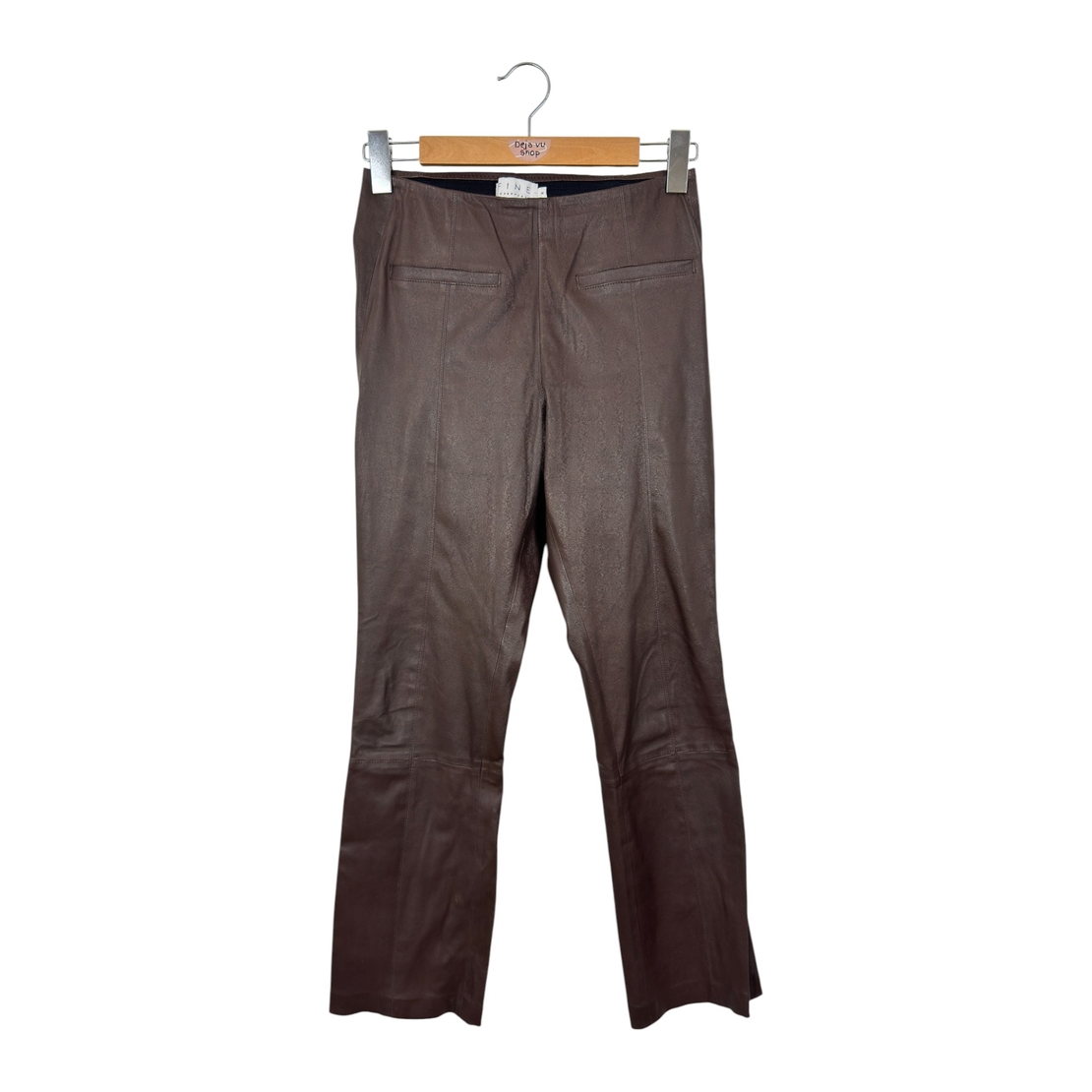 Fine Copenhagen Ally дамски кожен еластичен панталон (M)