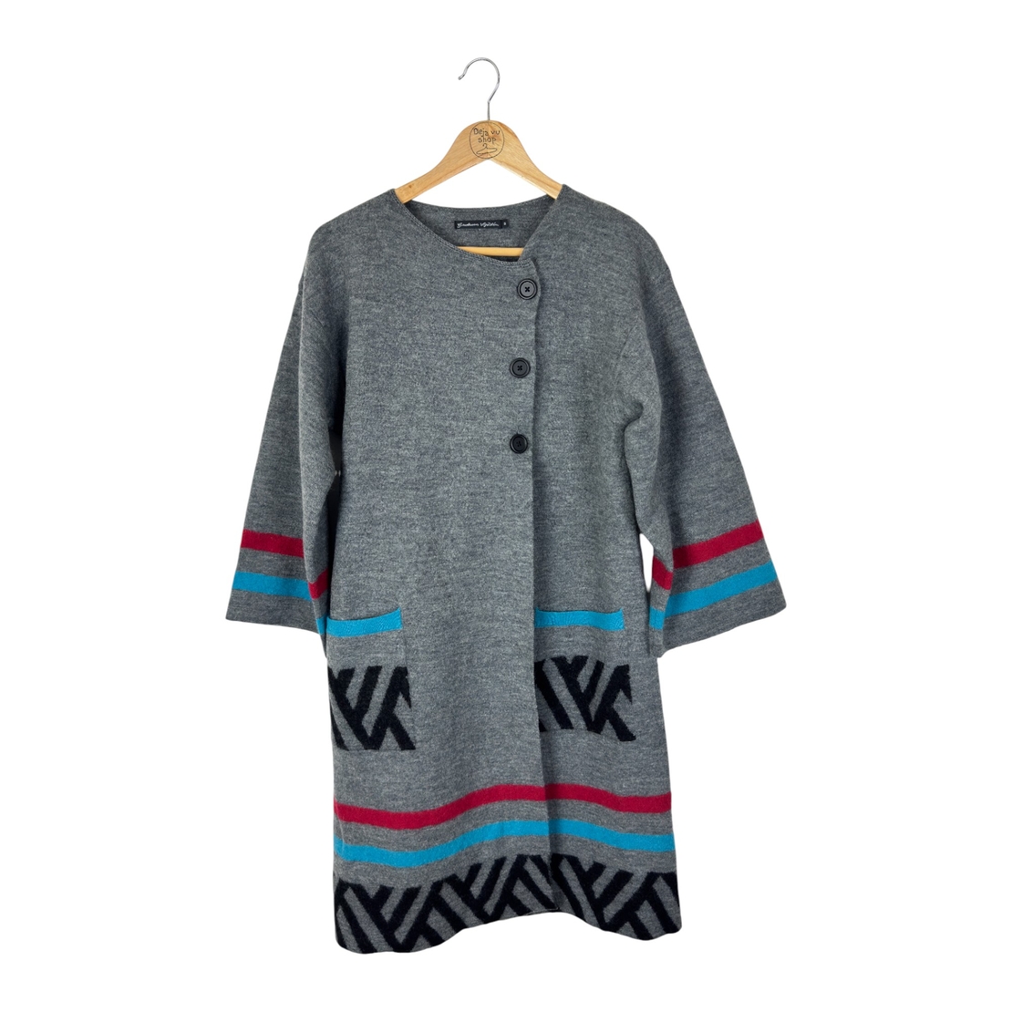 Gudrun Sjöden Плетено палто „Horizon“ от филцова органична вълна (S)