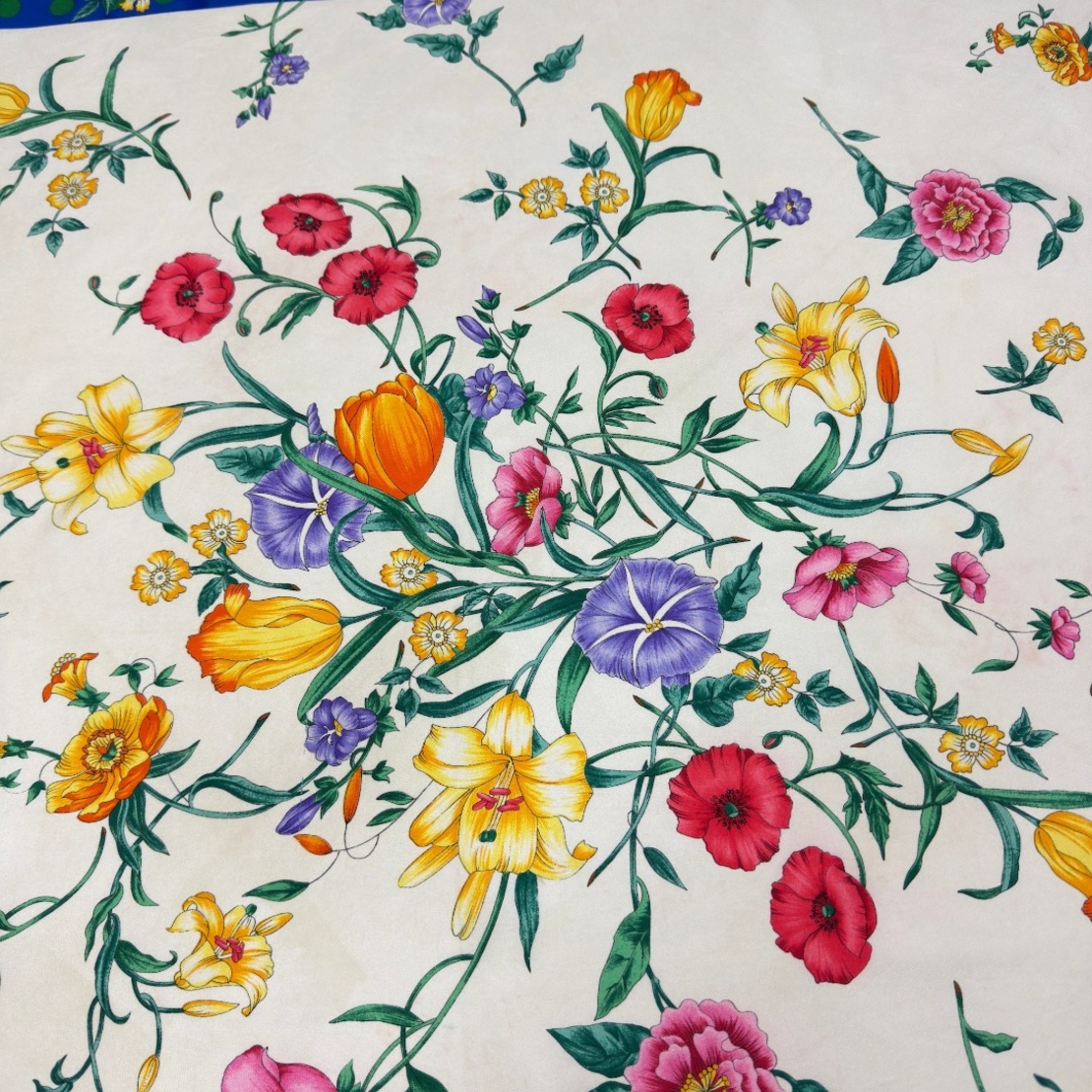 Gucci Floral Silk Scarf