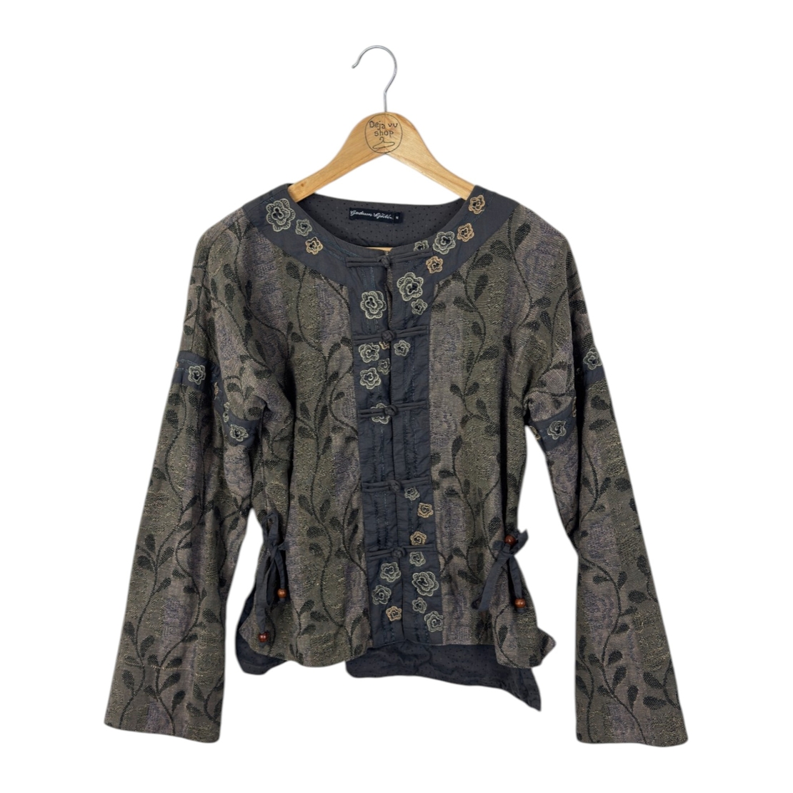 Gudrun Sjöden Cotton Floral Embroidered Jacket (M)