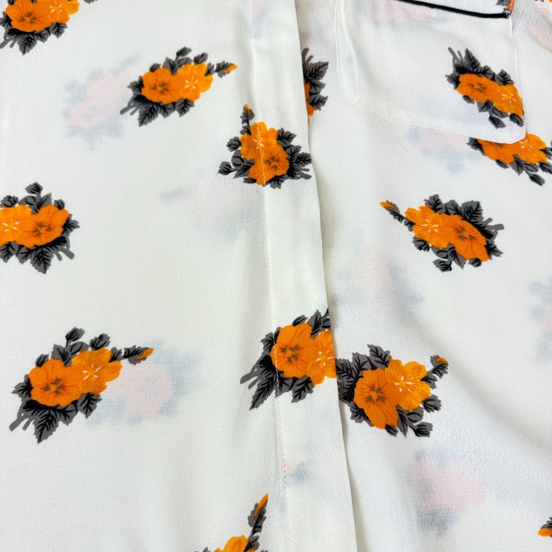 Ganni Rosemont Floral принт риза (38)