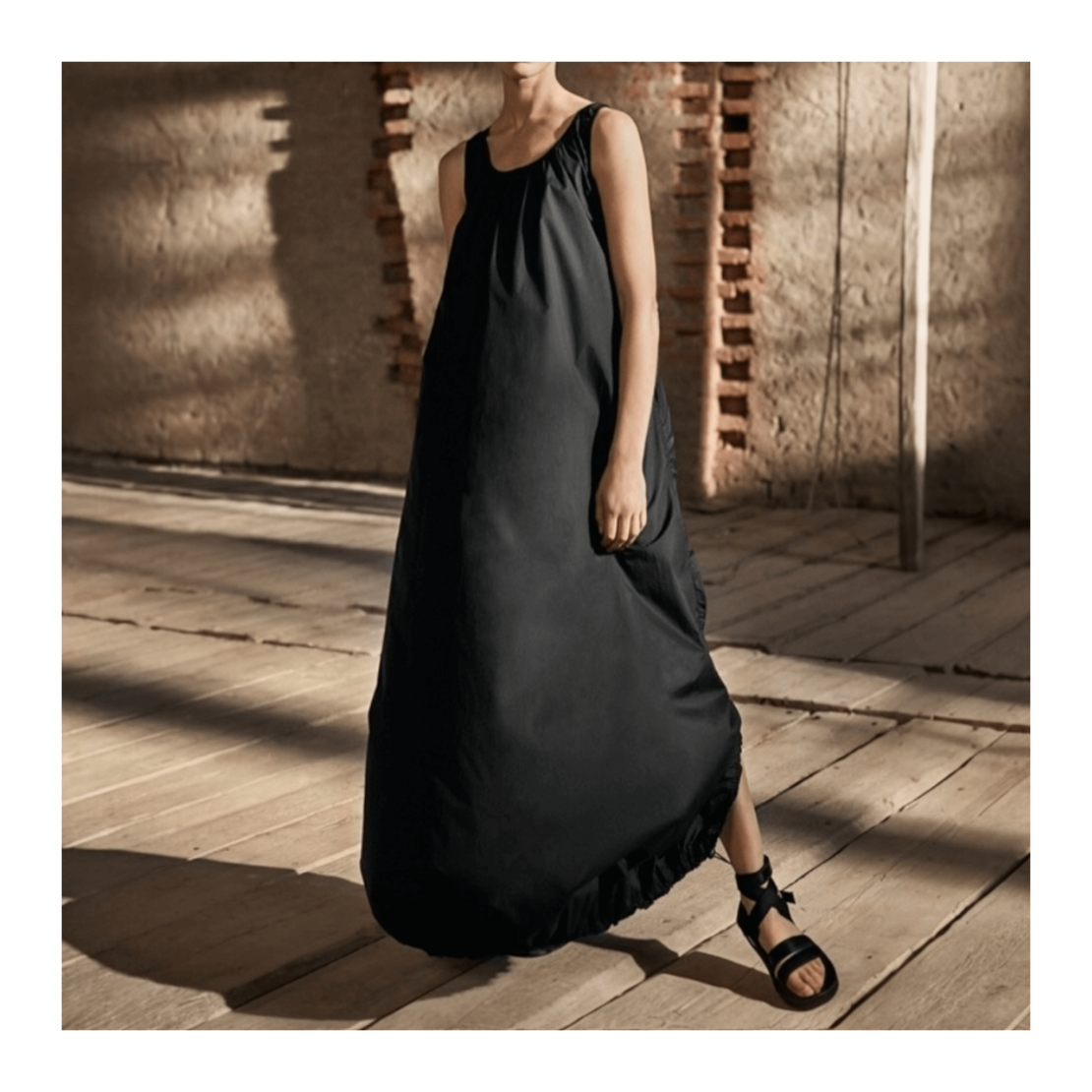 H&M Studio Nylon Maxi Dress (42)