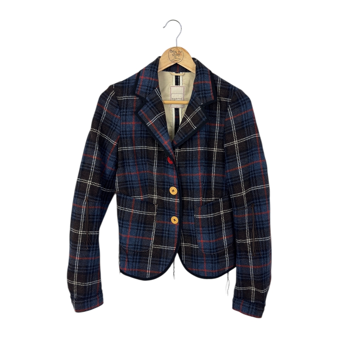 Marithe Francois Girbaud дамско вълнено сако (36)