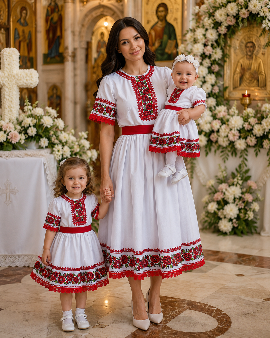рокля с етно мотиви “Мама и Дъщеря“