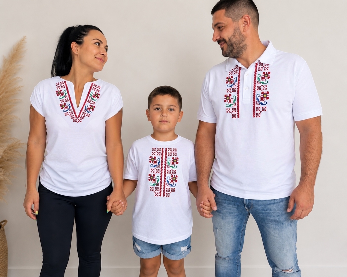 Детска Тениска с българска шевица „Тракия“