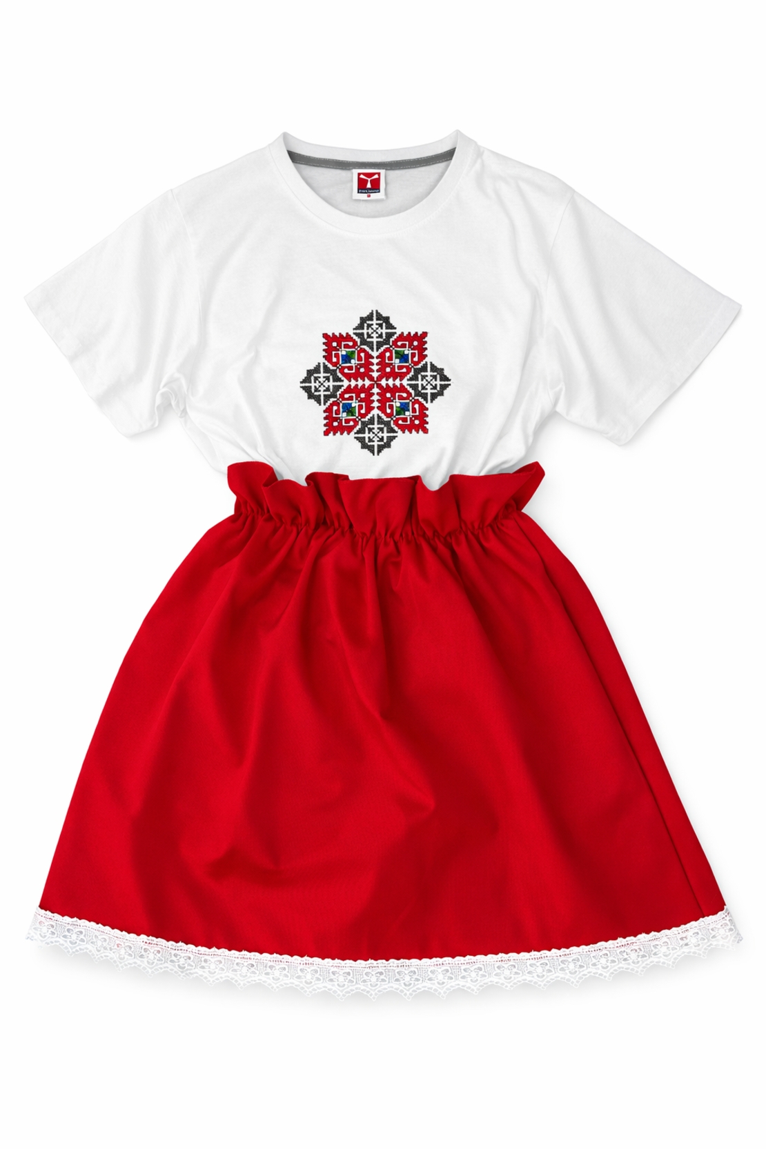 Дамска тениска с бродерия 3