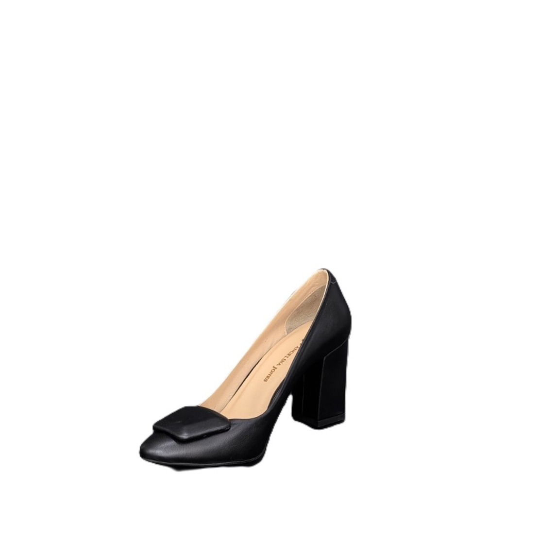 Women's elegant shoes / genuine leather / 728-07/black