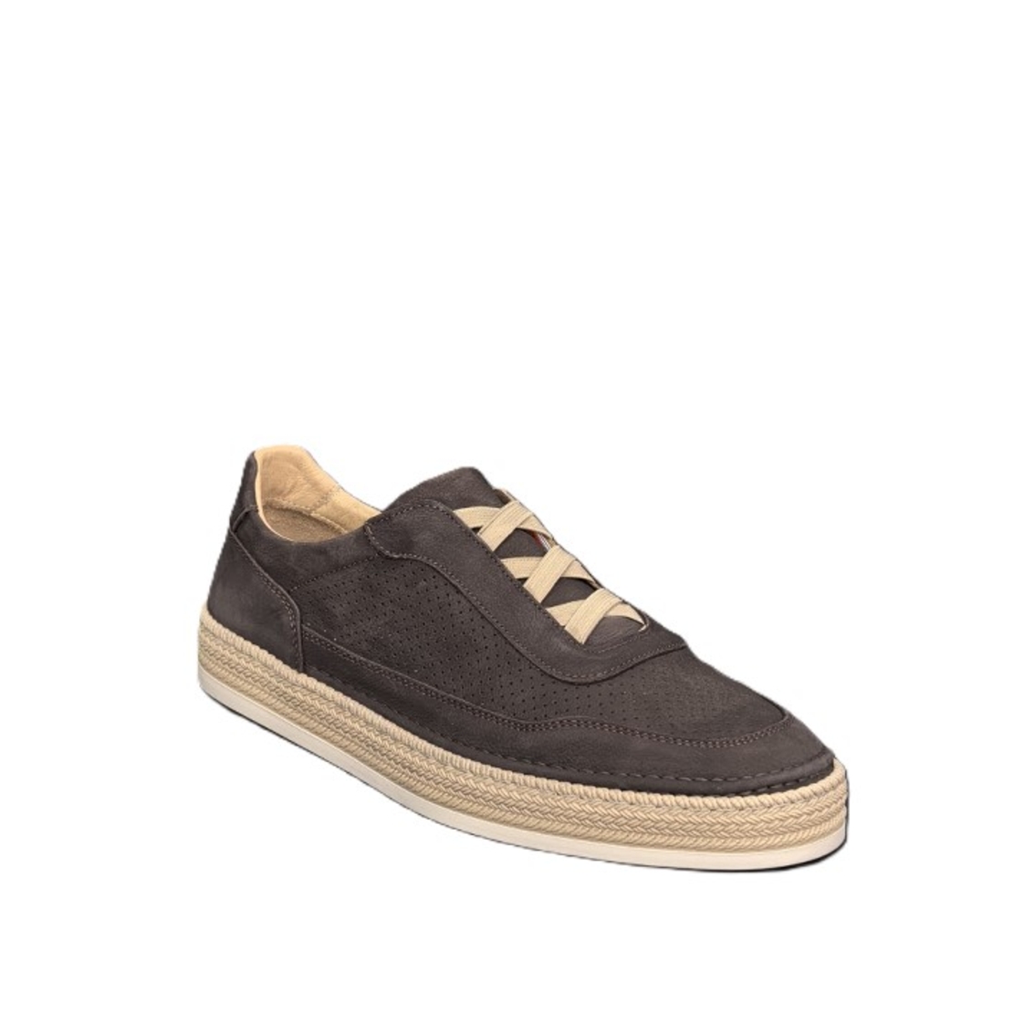 Мъжки сникърс / кец / естествена кожа / 70-02 / кафяво /анатомична стелка