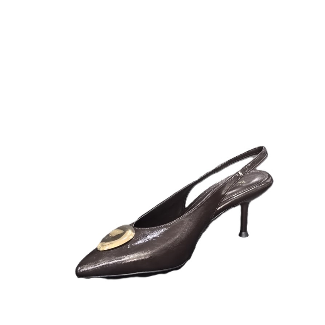 Women's elegant shoes / eco leather / 755-2/brown