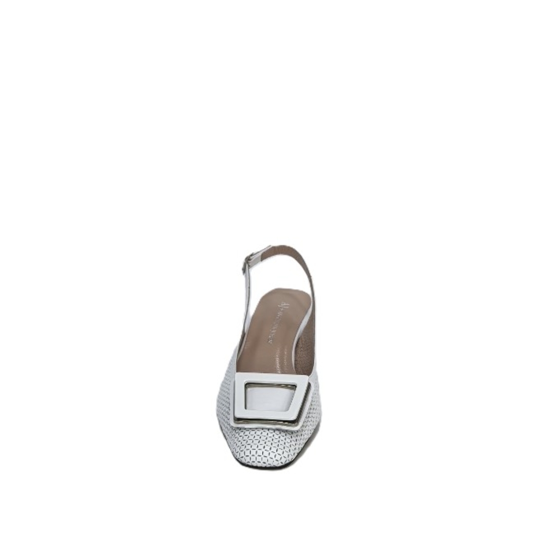 Women's elegant shoes / natural  leather / white /708-168