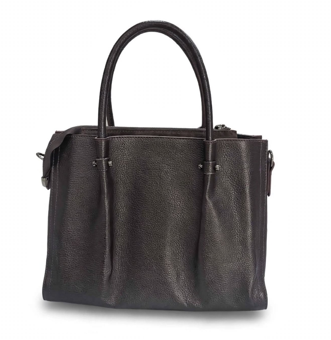 Women's handbags / genuine leather / 761-02 / brown