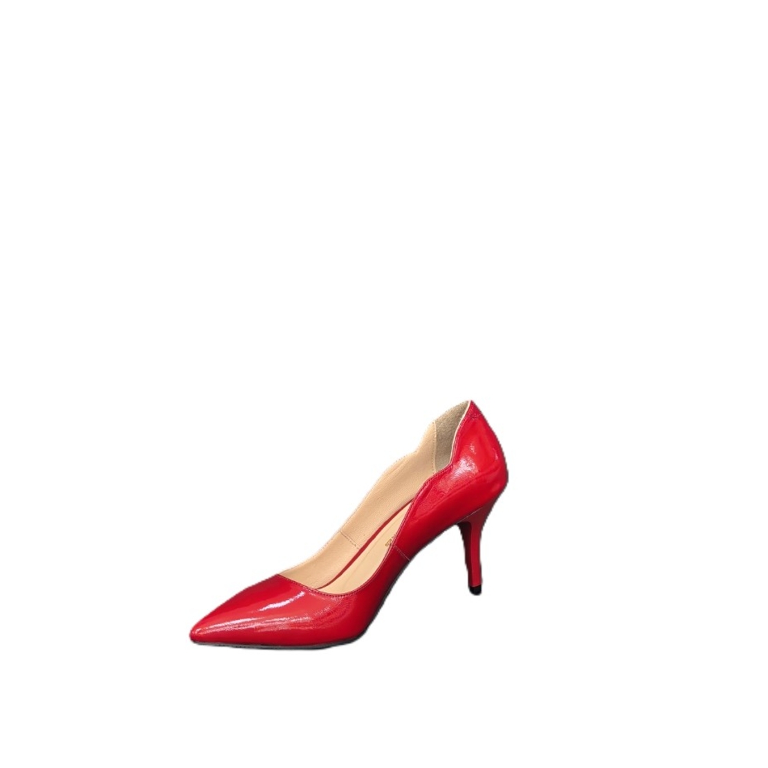 Ladies' elegant shoes / genuine leather / 725-88/red