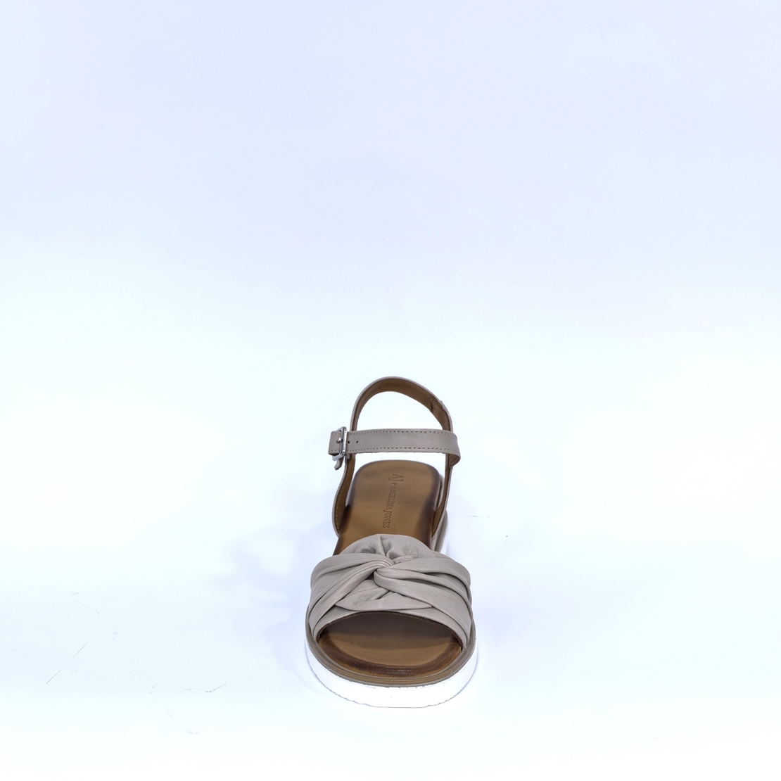 Women's sandals / genuine leather / powder /78373