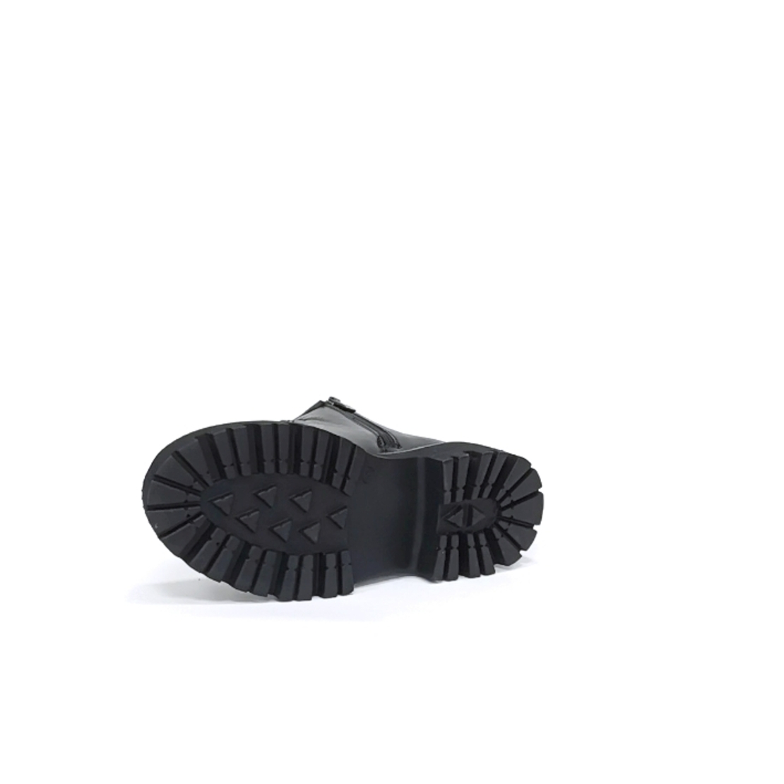 Women's casual boots made of natural leather in black/7333