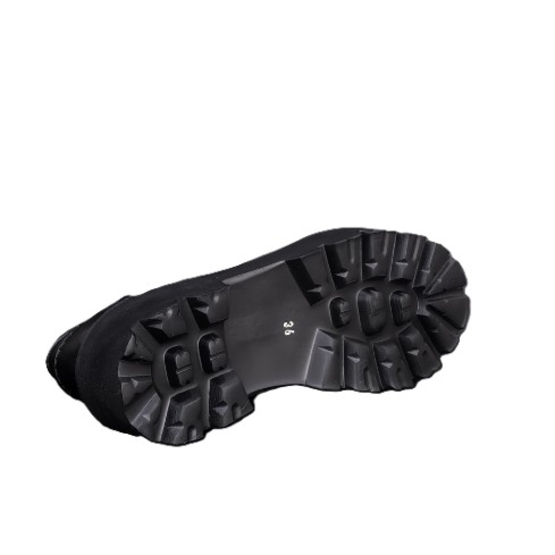 Women's moccasins / loafers / genuine leather / black /716-10