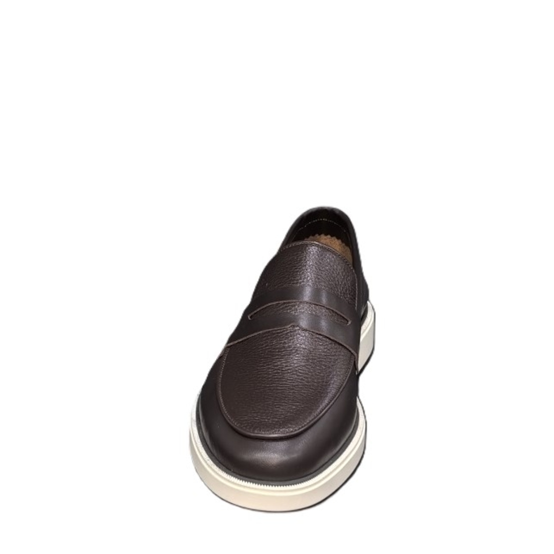 Men's moccasins/ loafers/ genuine leather/702-3/brown