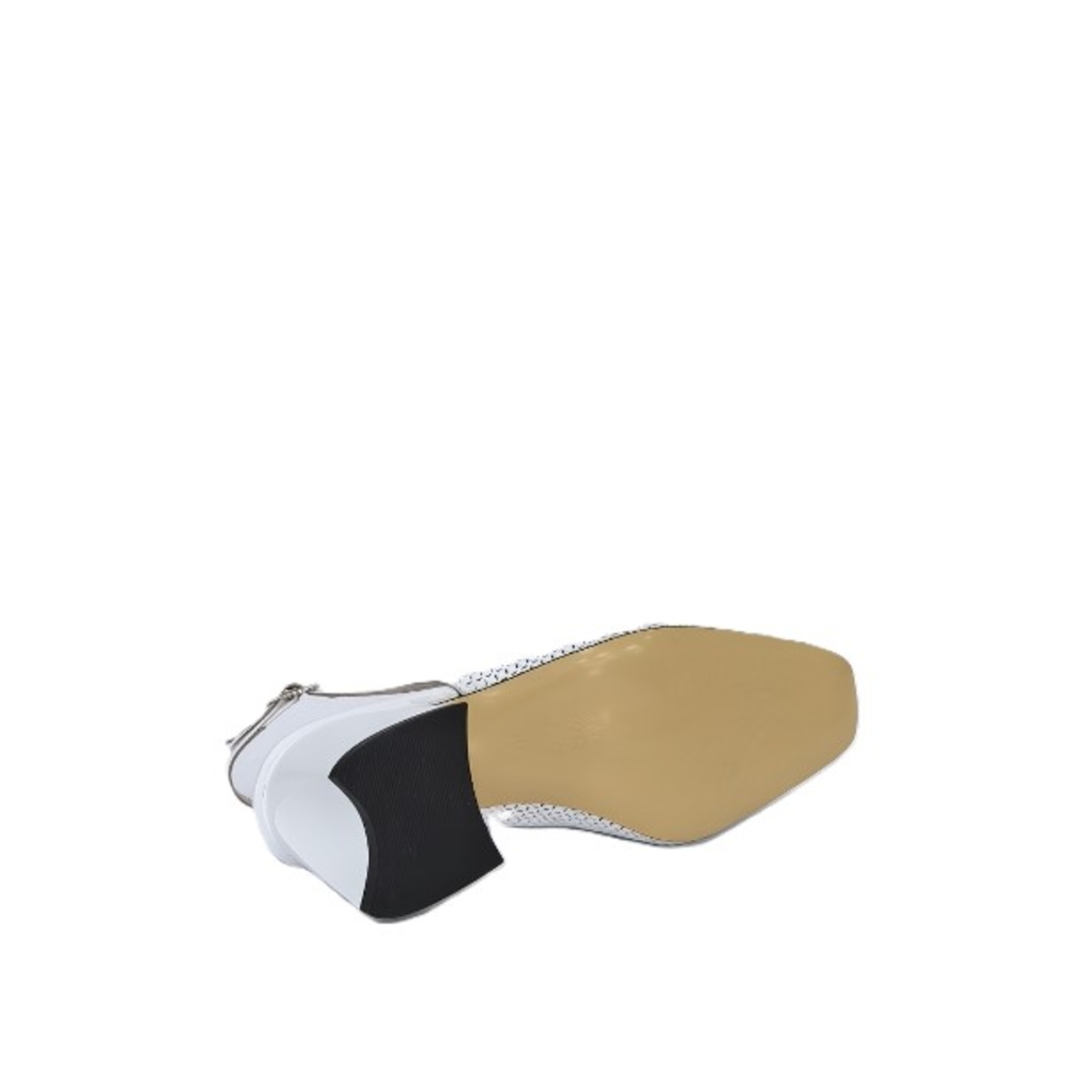Women's elegant shoes / natural  leather / white /708-168