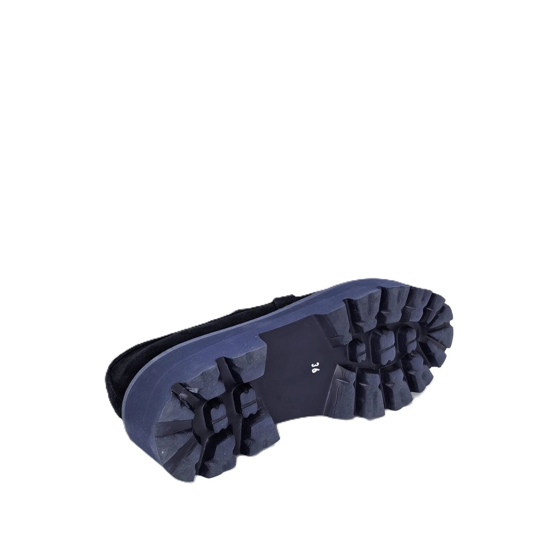 Women's moccasins / loafers / genuine leather / 71-19 / blue