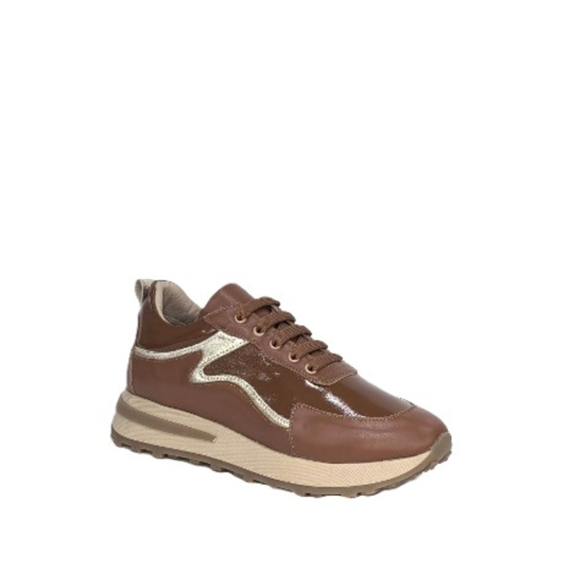 Women's sneakers /natural leather /anatomical insole /tapa /7302