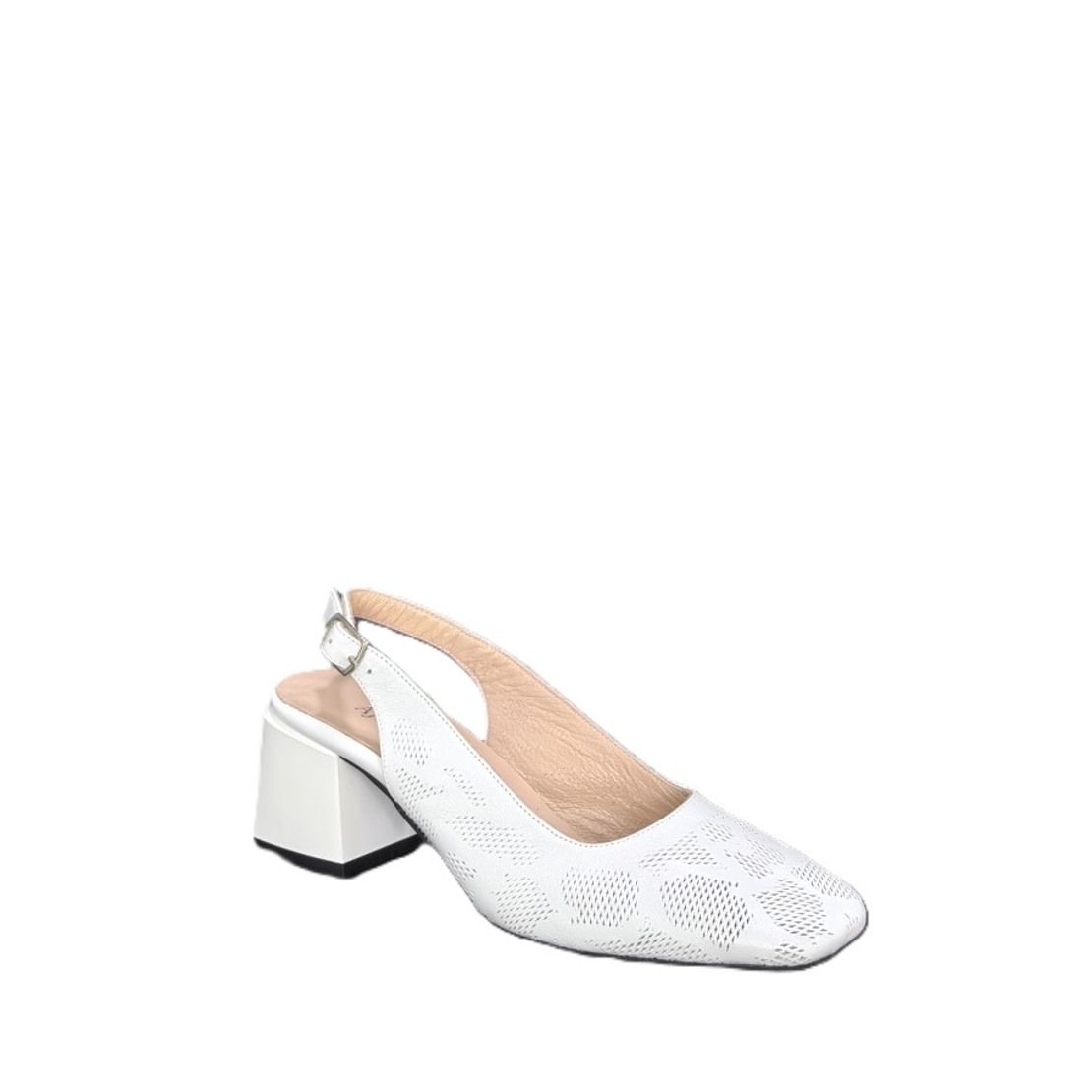 Women's elegant shoes/natural leather/75-14/white