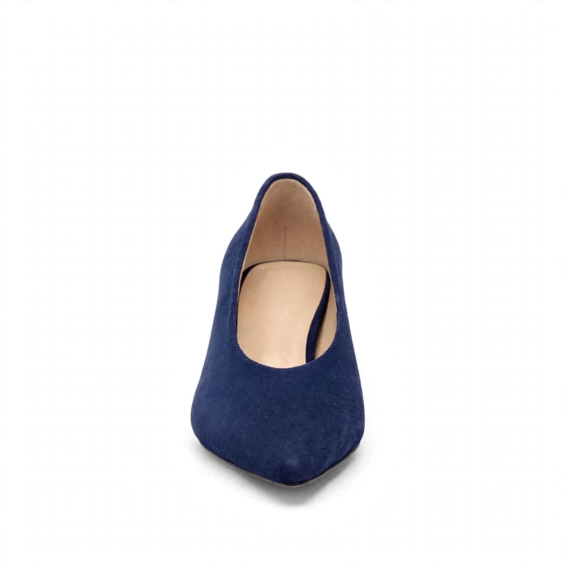 Elegant women's shoes / genuine leather / 735-79 / blue suede