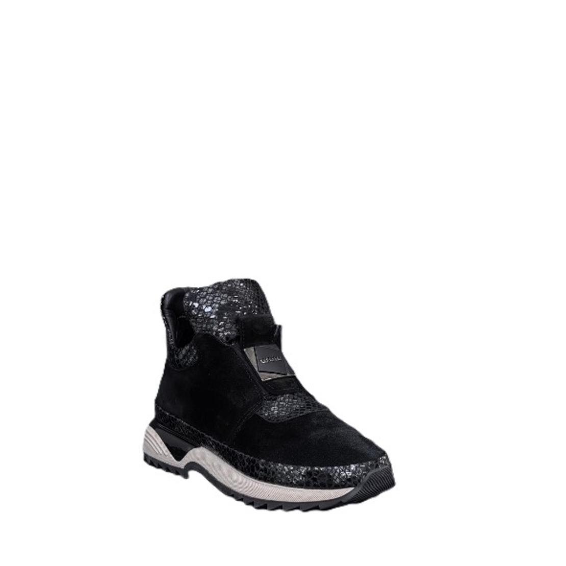 Women's casual boots / genuine leather / 735-05 / black